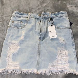 Forever 21 denim skirt